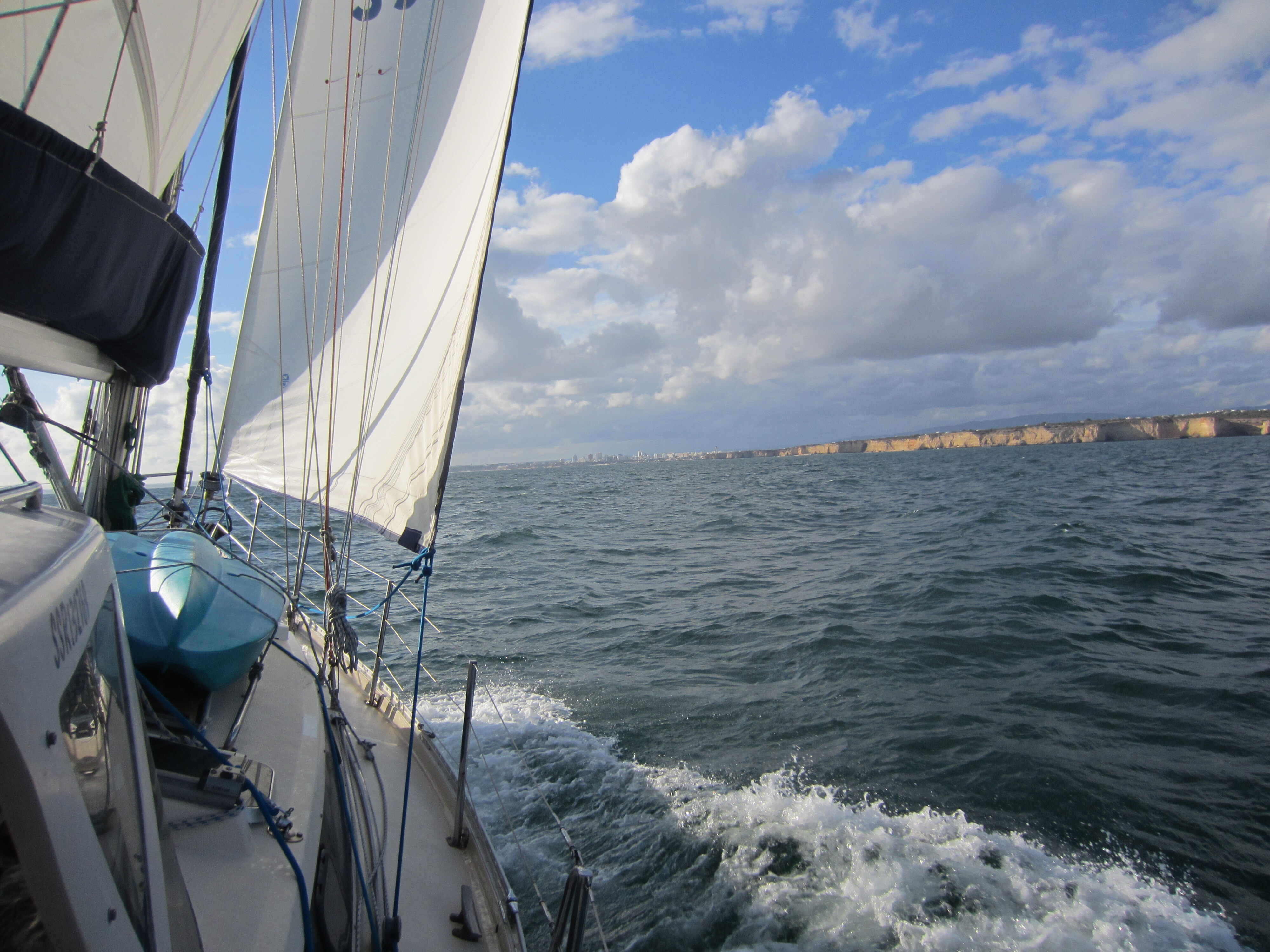 Malua under sail
