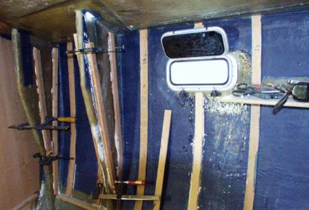 cabin prior to panelling