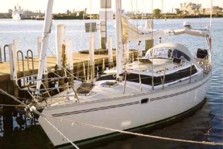 Cycene at the dock